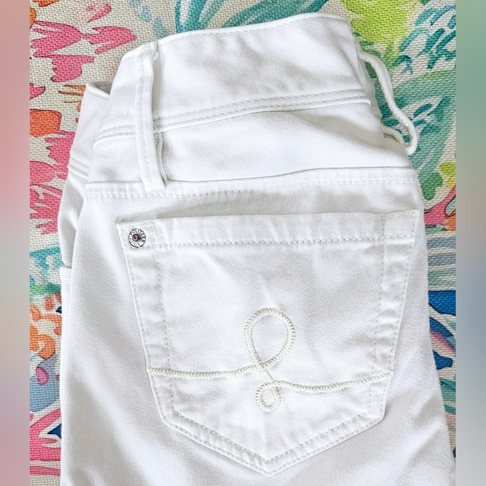 Lily Pulitzer Womenβs Worth Skinny Jean White Size Measure 28 X 30 - Picture 7 of 16